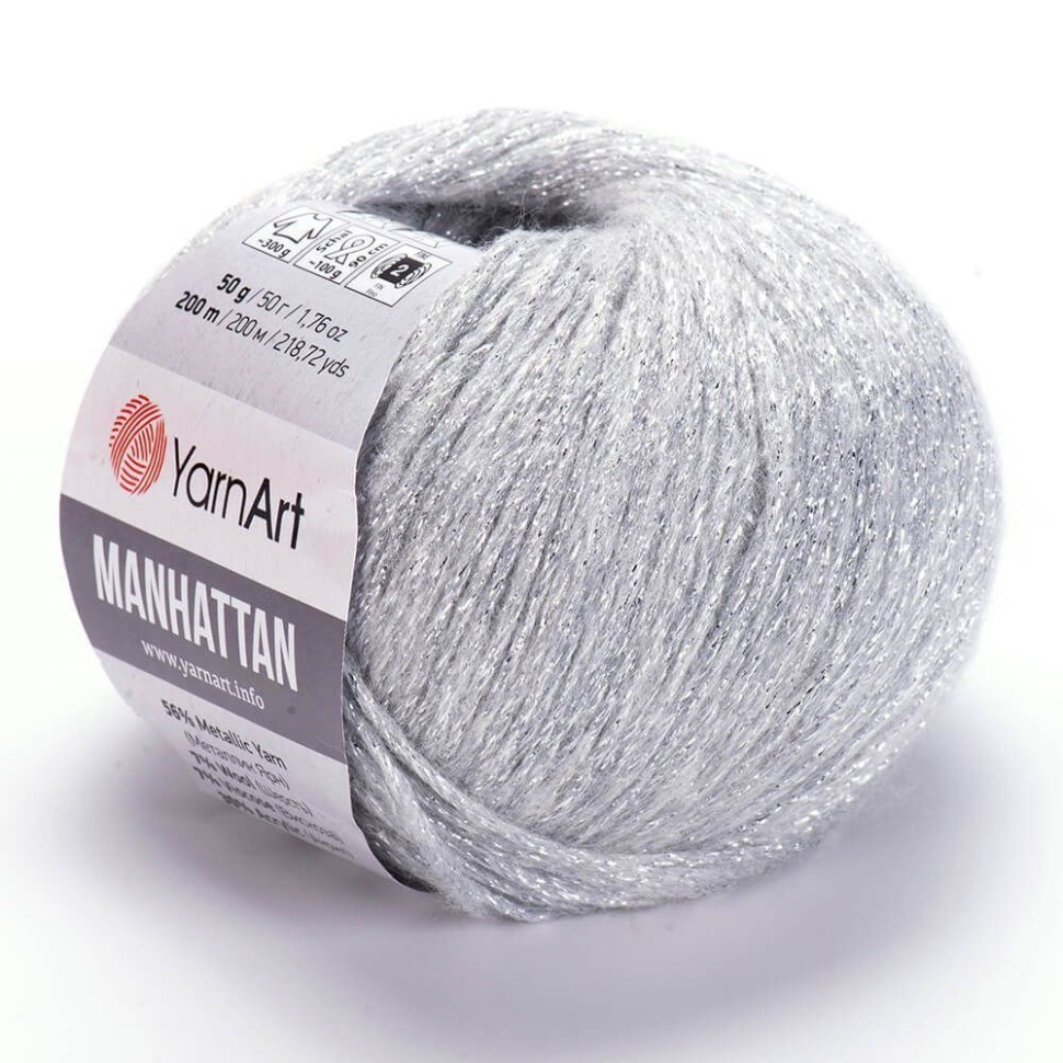 Пряжа Manhattan (YarnArt) - 901 (серебро)