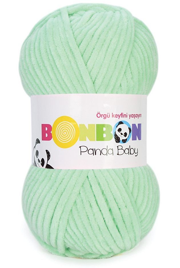 Пряжа Bonbon Panda Baby Нако - 3083 (св.салат)