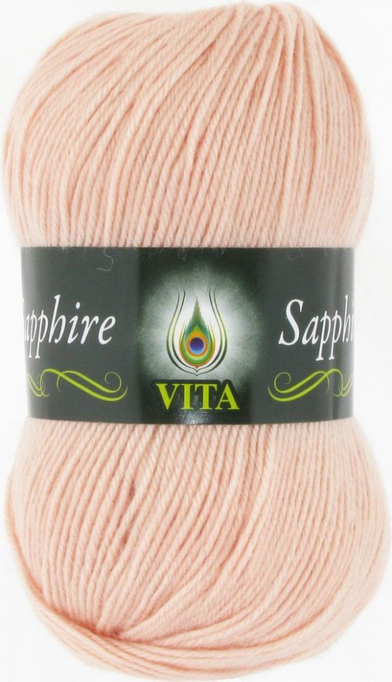 Пряжа Sapphire (VITA) - 1539 (св.персик)