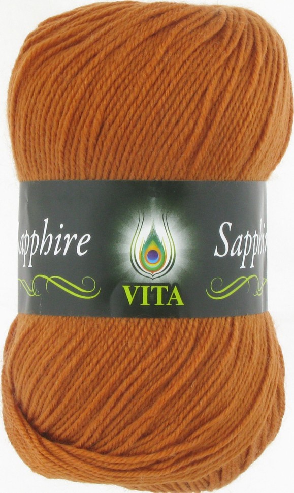 Пряжа Sapphire (VITA) - 1542 (терракот)