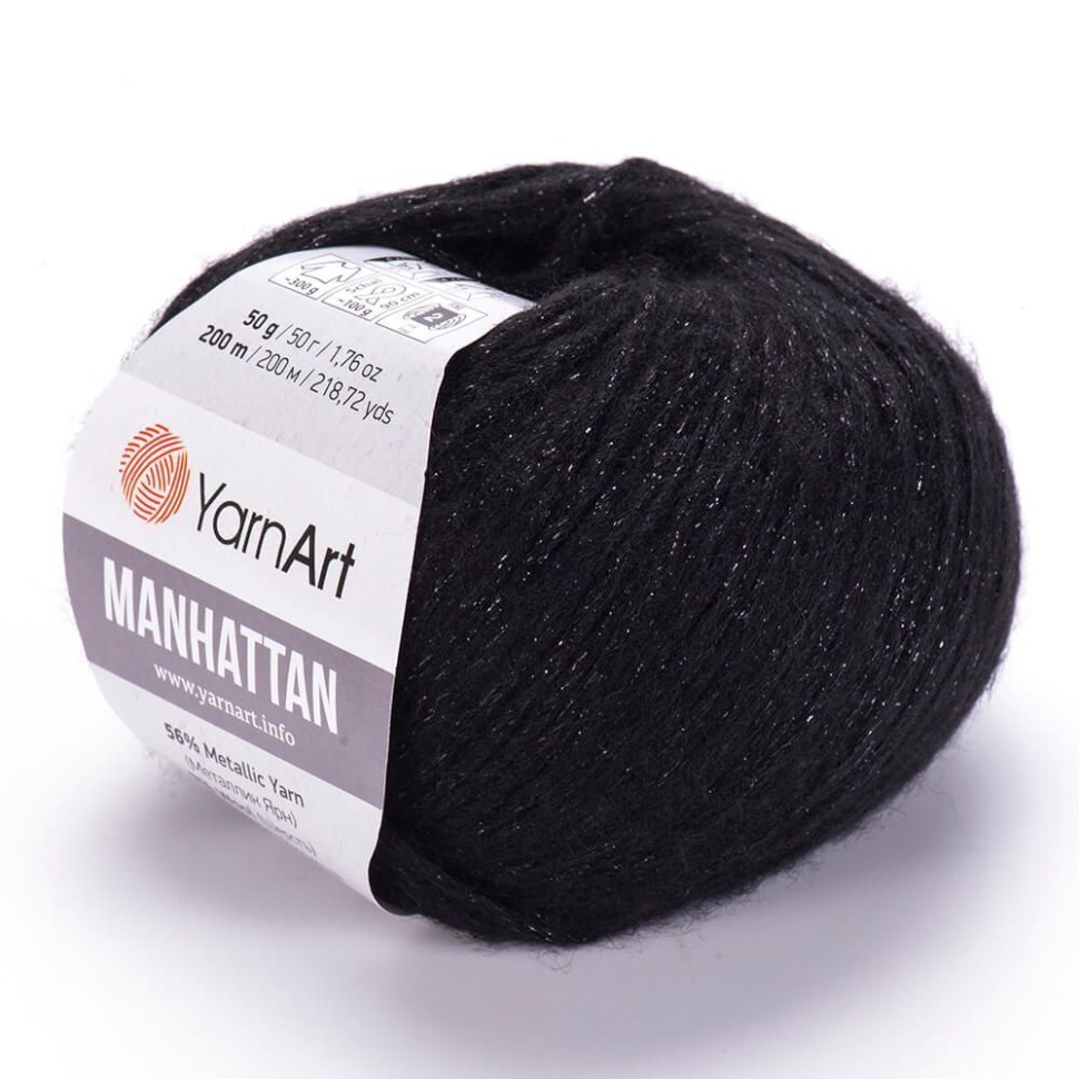 Пряжа Manhattan (YarnArt) - 916 (черный)