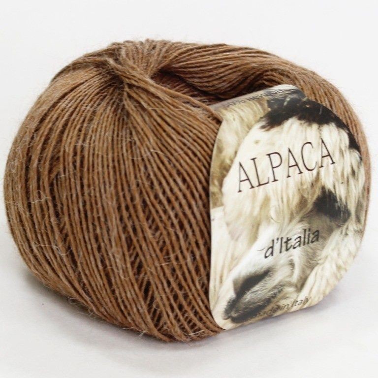 Пряжа Альпака де Италия (Сеам) - 0308 (св.коричневый)