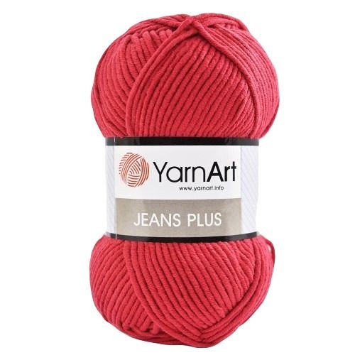 Пряжа Jeans Plus (YarnArt) - 64 (красный)