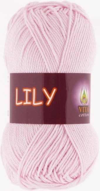 Пряжа Lily Vita - 1611 (розовая пудра)