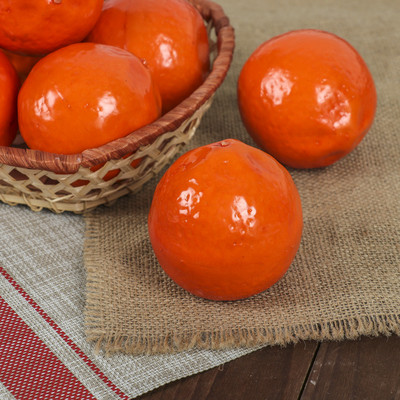 Муляж "Апельсин" d-7 см, оранжевый (10 шт.)