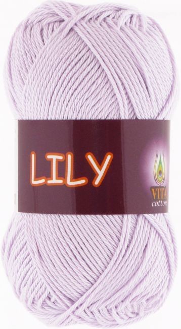 Пряжа Lily Vita - 1614 (светлая пыльная сирень)