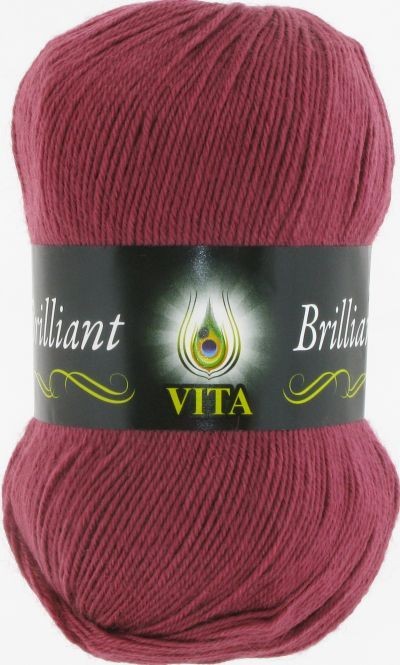 Пряжа BRILLIANT (VITA) - 5114 (розовый виноград)