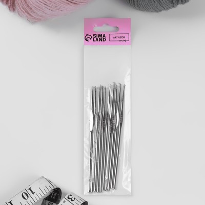 Набор крючков для вязания, d = 1-1,9 мм, 12 см, 10 шт (2 шт.)
