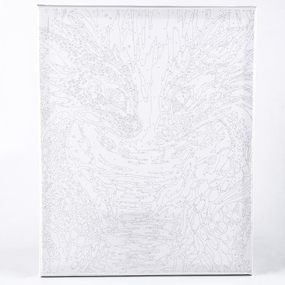 Картина по номерам на холсте с подрамником «Любовь драконов», 40 х 50 см