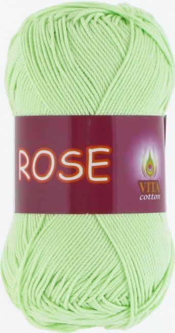 Пряжа Rose Vita - 3910 (светло-салатовый)