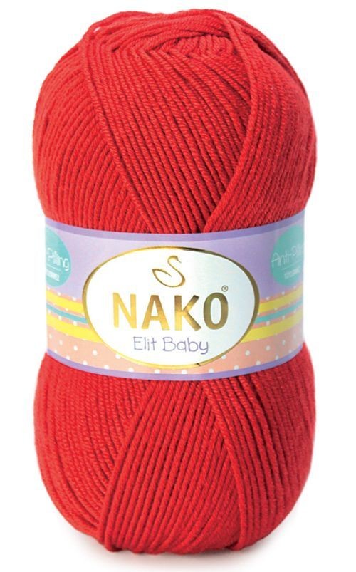 Пряжа Elit Baby (NAKO) - 207 (красный)