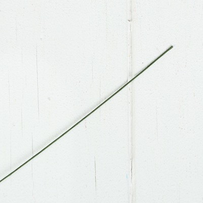 Проволока для изготовления искусственных цветов "Зелёная" длина 40 см сечение 0,07 см (50 шт.)