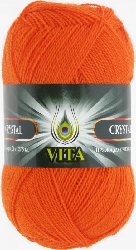 Пряжа CRYSTAL (VITA) - 5679 (оранжевый)