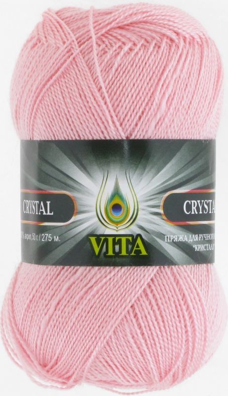 Пряжа CRYSTAL (VITA) - 5682 (розовая пудра)