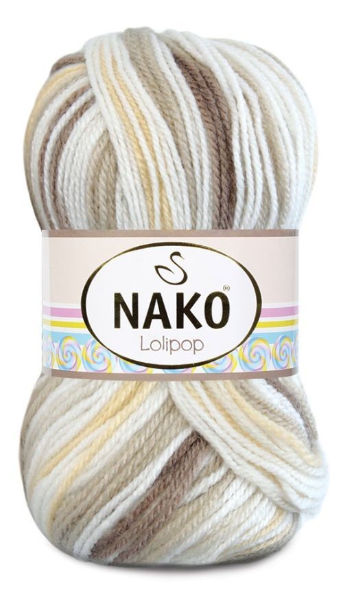 Пряжа Lolipop (Nako) - 80563 (кофе с молоком)