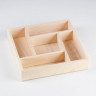Ящик деревянный "Лабиринт" 25х25х5 см, цвет натуральный
