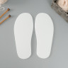 Подошва для вязания обуви "Эва" размер "42", толщина 4 мм, белый