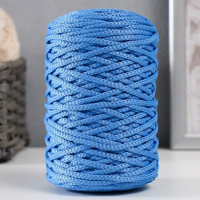 Шнур для вязания 100% полиэфир 3мм 100м/200±20гр (19-голубой)