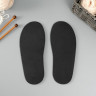 Подошва для вязания обуви "Эва" размер "37", толщина 4 мм, черный