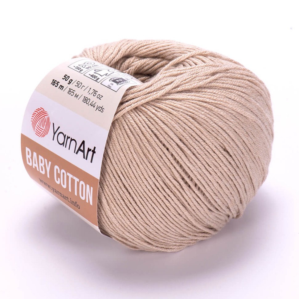 Пряжа Baby Cotton YarnArt - 403 (суровый)