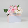 Коробка для цветов складная «love», 17 × 13 × 7 см (5 шт.)