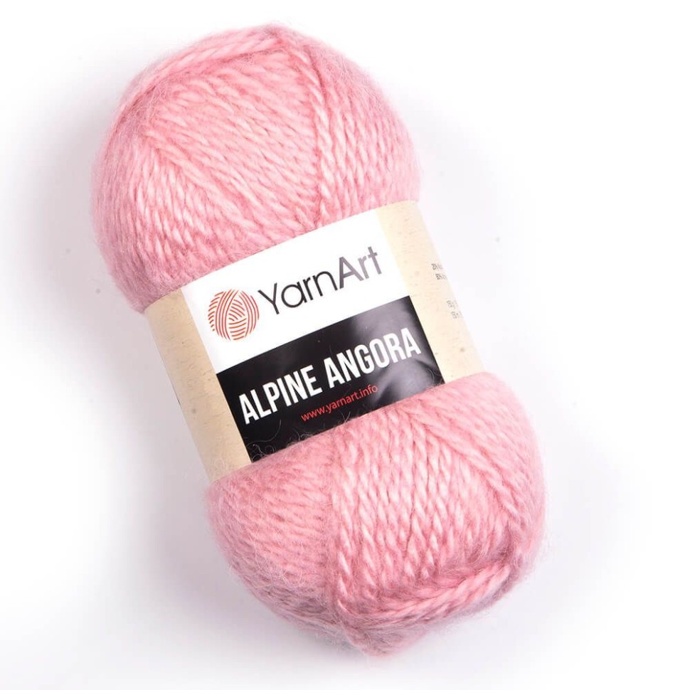 Пряжа Alpine Angora (YarnArt) - 339 (розовый)