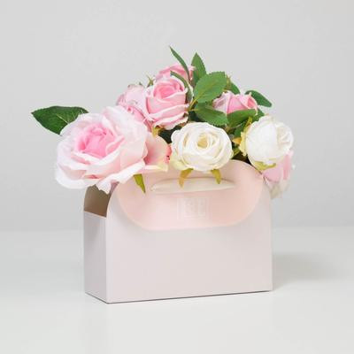 Коробка для цветов складная «Love», 17 × 13 × 7 см (5 шт.)