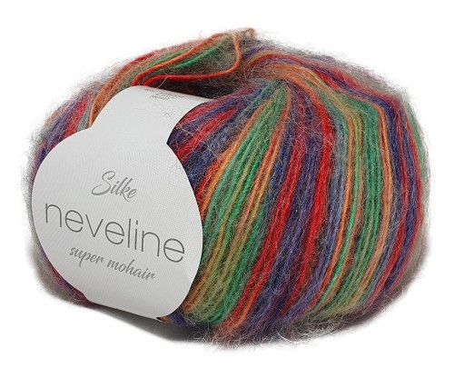 Пряжа Neveline (Silke) 17  радужный принт