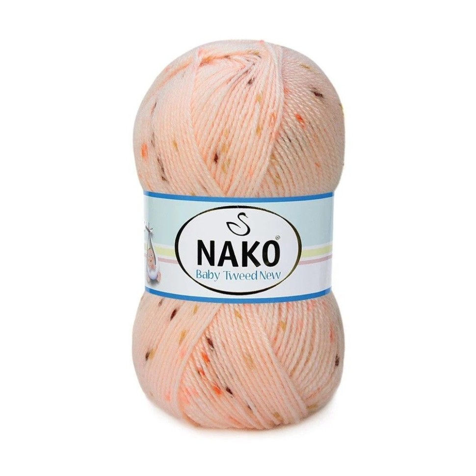 Пряжа BABY TWEED (NAKO) - 31741 (персиковый)