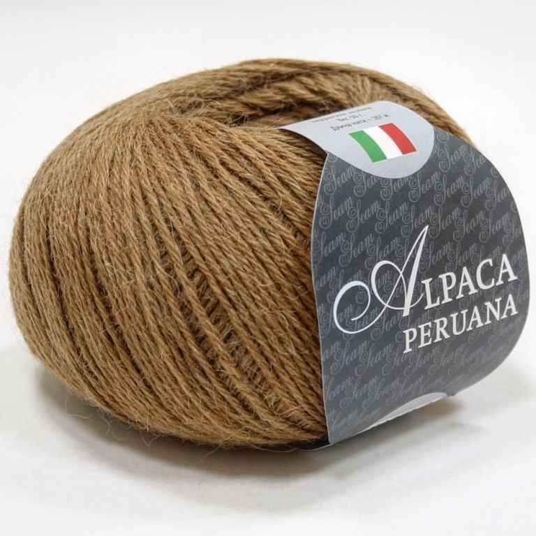 Пряжа Альпака перуана (Сеам) - 308 (мол.шоколад)