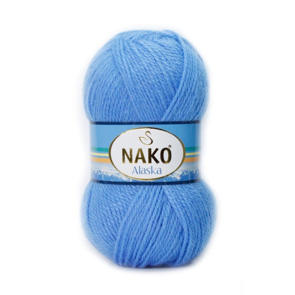 Пряжа ALASKA (Nako) - 1256-7113 (голубой)