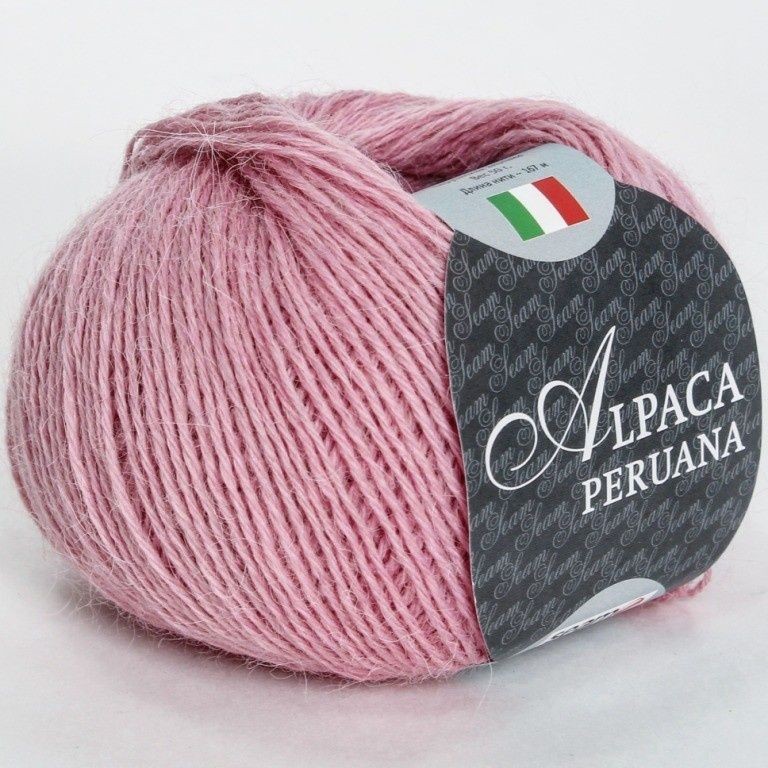 Пряжа Альпака перуана (Сеам) - 3720 (розовый)