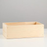 Кашпо деревянное "Любимой доченьке"  25×14,7×8,5 см