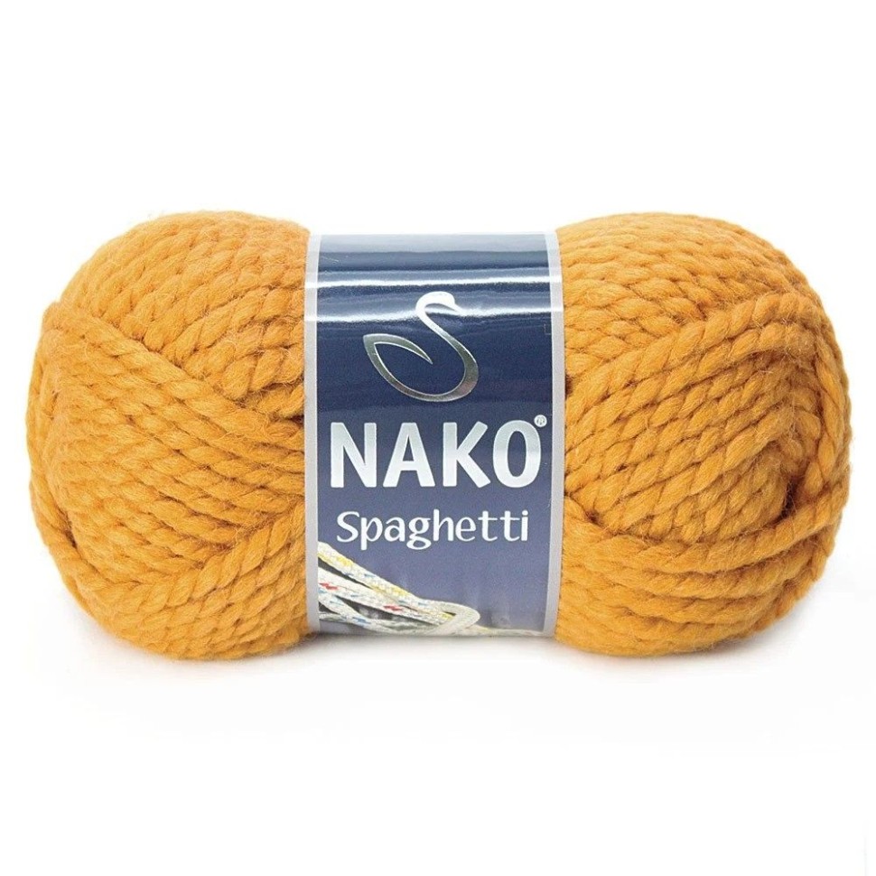 Пряжа Spaghetti (Nako) - 941 (горчица)