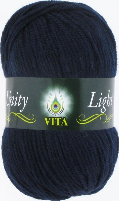 Пряжа UNITY light (VITA) - 6002 (темно-синий)