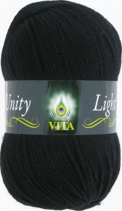 Пряжа UNITY light (VITA) - 6013 (черный)