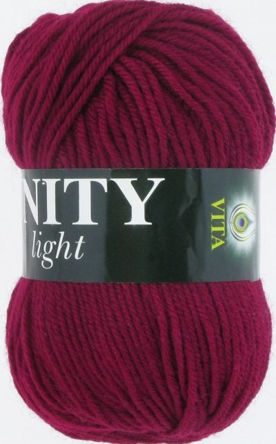 Пряжа UNITY light (VITA) - 6017 (бордовый)