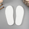 Подошва для вязания обуви "Эва" размер "38", толщина 7 (±0,5) мм, белый