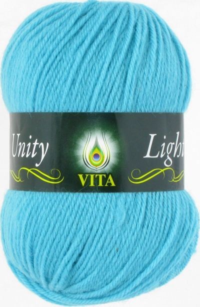 Пряжа UNITY light (VITA) - 6049 (св.голубая бирюза)