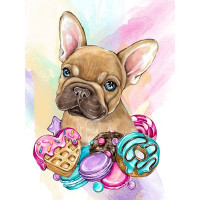 Алмазная мозаика «Сладкоежка» 15 × 20 см