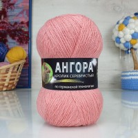 Ангора кролик серебристый - 2803 (коралловый)