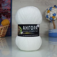 Ангора кролик серебристый - 2001 (белый)