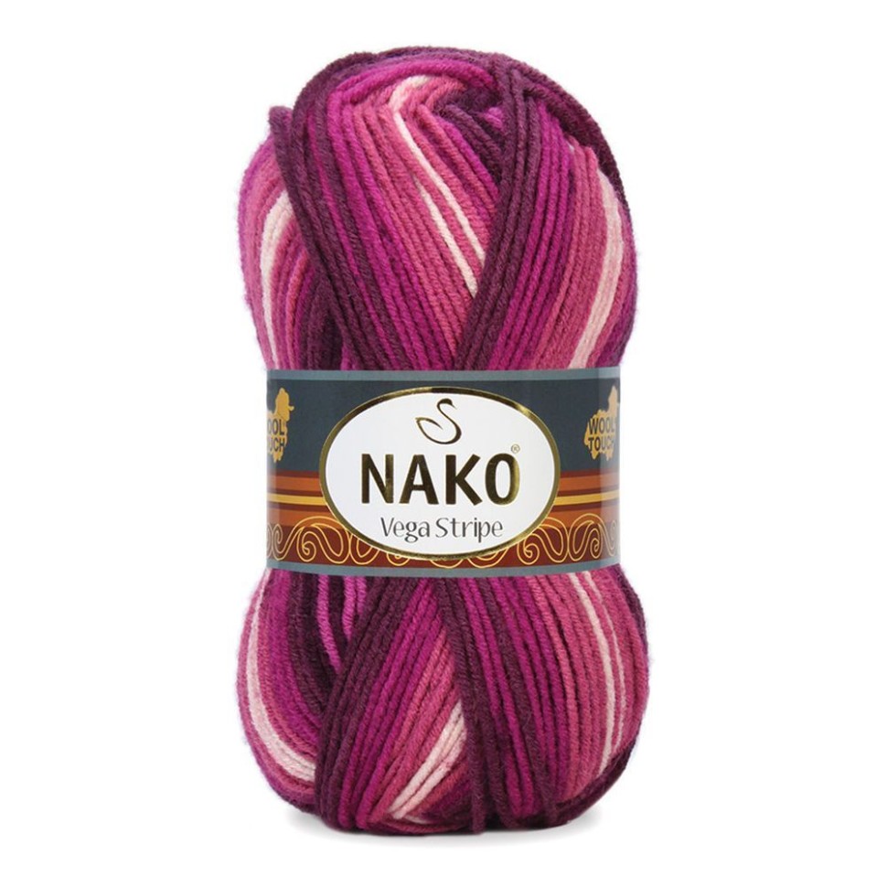Vega Stripe, Nako - 82413 (роз/фукс/бордо)