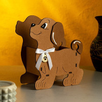 Кашпо &quot;Дружок&quot; 15х8х17,5 см, Дуб-мокко