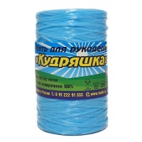 Нить для рукоделия "Кудряшка" "500гр." - 044 (т.голубой)