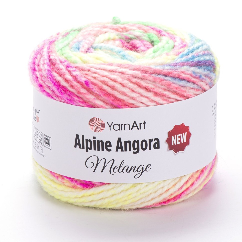 Alpine Angora Melange (YarnArt) - 6416 (принт)