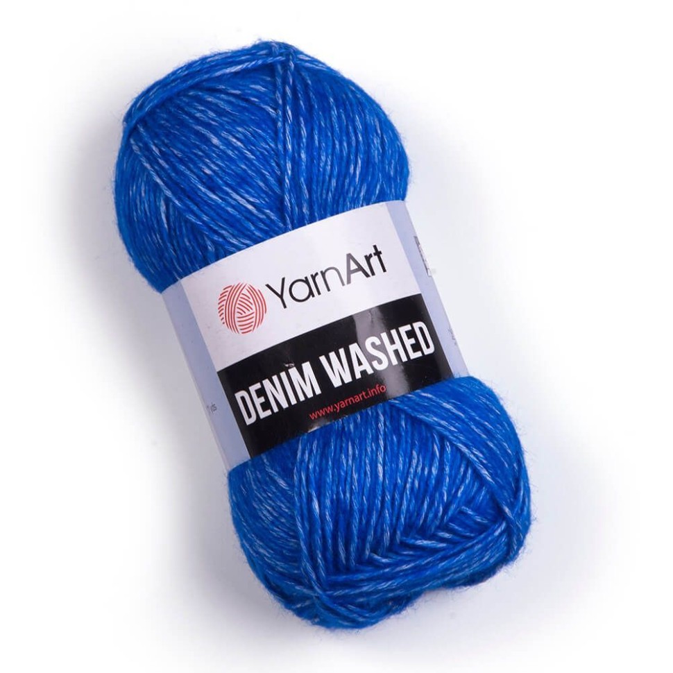 Пряжа Denim Washed (YarnArt) - 910 (синий меланж)