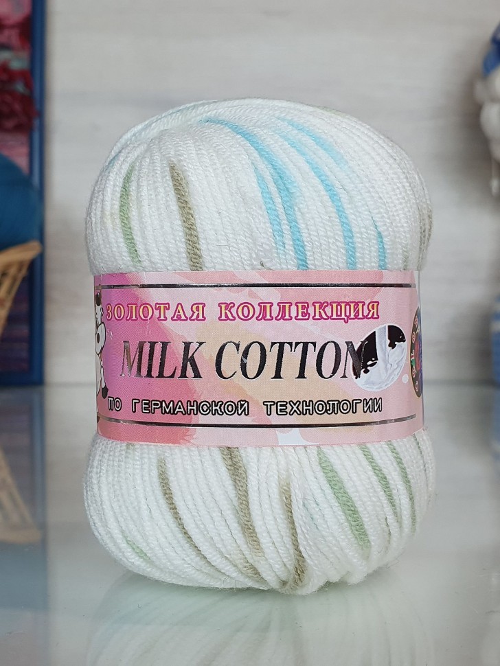 Милк коттон - 006_1 (бел/айсберг/беж)