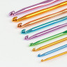Набор крючков для вязания, d = 0,6-6,5 мм, 12,5/15 см, 22 шт, цвет МИКС