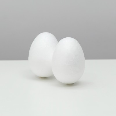 Яйцо из пенопласта - заготовка 6 см (2 шт.)